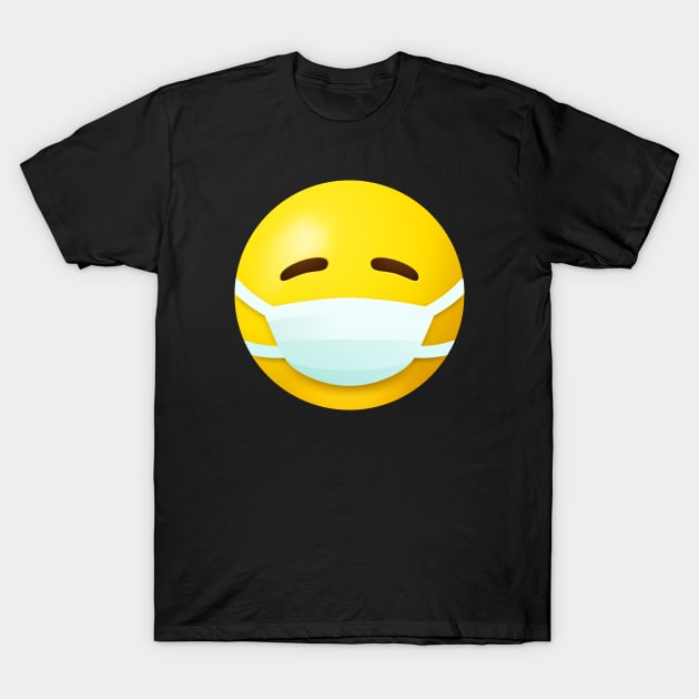 Mask face emoji T-Shirt by Vilmos Varga